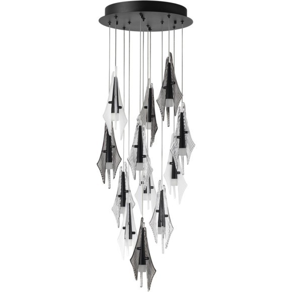 Люстра каскадная LED 69W (12*5.75W) 3000K 5490Лм Odeon Light AFALINA 5442/69L