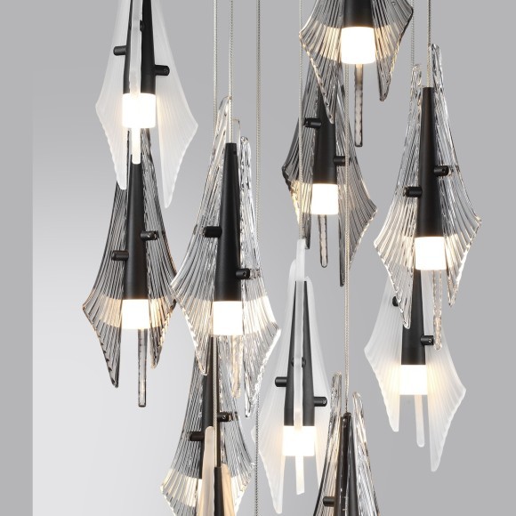 Люстра каскадная LED 69W (12*5.75W) 3000K 5490Лм Odeon Light AFALINA 5442/69L