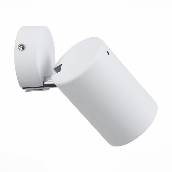 SL597.501.01 Спот ST-Luce Белый, Хром/Белый GU10 LED 1*3W Настенные светильники SL597.501.01 Спот ST-Luce Белый, Хром/Белый GU10 LED 1*3W Настенные светильники