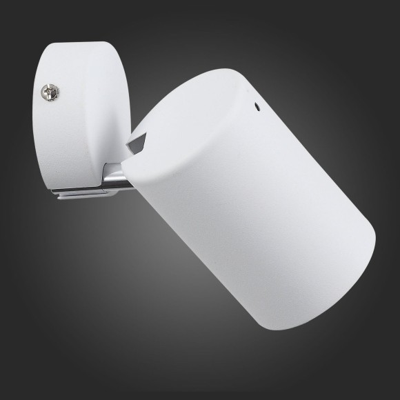 SL597.501.01 Спот ST-Luce Белый, Хром/Белый GU10 LED 1*3W Настенные светильники SL597.501.01 Спот ST-Luce Белый, Хром/Белый GU10 LED 1*3W Настенные светильники