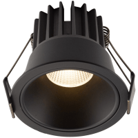 DK4500-BK Встраиваемый светильник, IP 20, 12 Вт, LED 3000, черный, алюминий