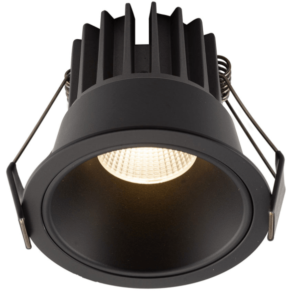 DK4500-BK Встраиваемый светильник, IP 20, 12 Вт, LED 3000, черный, алюминий