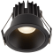 DK4500-BK Встраиваемый светильник, IP 20, 12 Вт, LED 3000, черный, алюминий