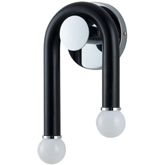 5699/2W MODERNI LN23 119 чёрный, хром Бра E14 2*60W 220V CASPIAN