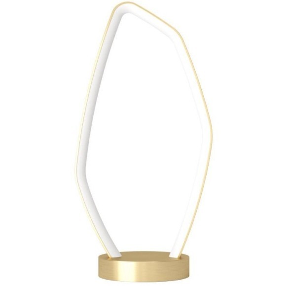 900918 Настольная лампа VALLEROSA, 10,8W(LED), 1300lm, L220, H425, алюминий, сталь, латунный/пластик, белый 900918 Настольная лампа VALLEROSA, 10,8W(LED), 1300lm, L220, H425, алюминий, сталь, латунный/пластик, белый