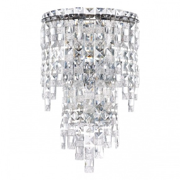 5074/3W HALL ODL24 529 хром/прозрачный/металл/хрусталь Бра E14 3*40W ROLTA