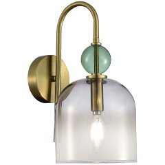 SL2000.211.01 Бра ST-Luce Золотистый/Дымчатый E14 1*40W GEA SL2000.211.01 Бра ST-Luce Золотистый/Дымчатый E14 1*40W GEA