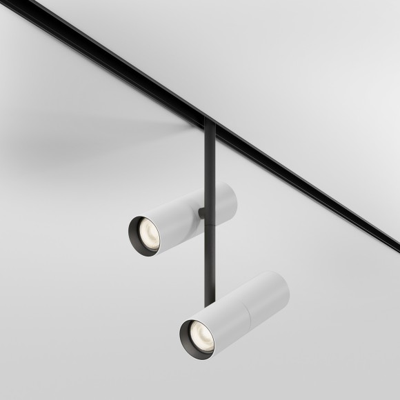 TR005-2-2X12W3K-BW Трековый магнитный светодиодный светильник Maytoni Exility CRI90+ 3000К 1563Лм 36° 24Вт