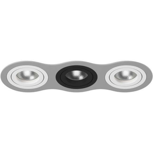 Встраиваемый светильник Lightstar i639060706 Intero 16 под лампы 3xGU10 150W
