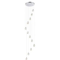SL6114.103.12 Светильник подвесной ST-Luce Хром/Прозрачный LED 12*3W 3000K CASCATO