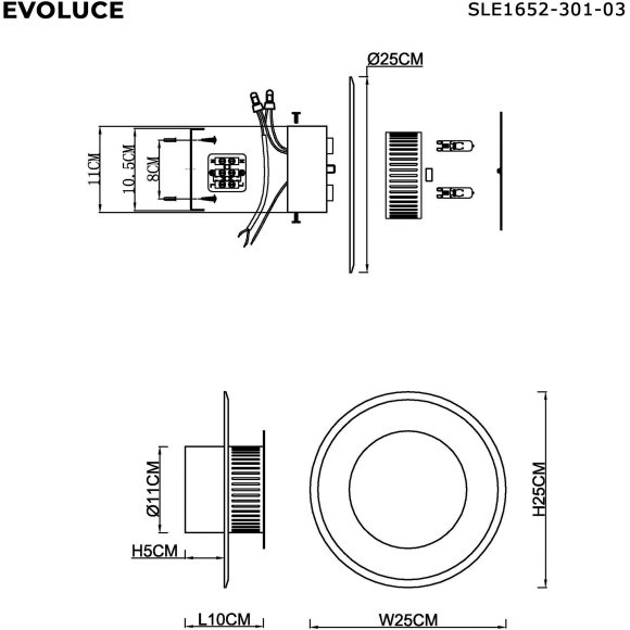 SLE1652-301-03 Светильник настенный Латунь/Коньячный G9 3*5W 4000K DESI