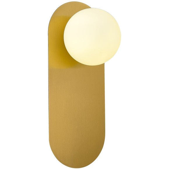 SLE1194-301-01 Светильник настенный Латунь/Белый G9 1*5W 4000K TOCCO