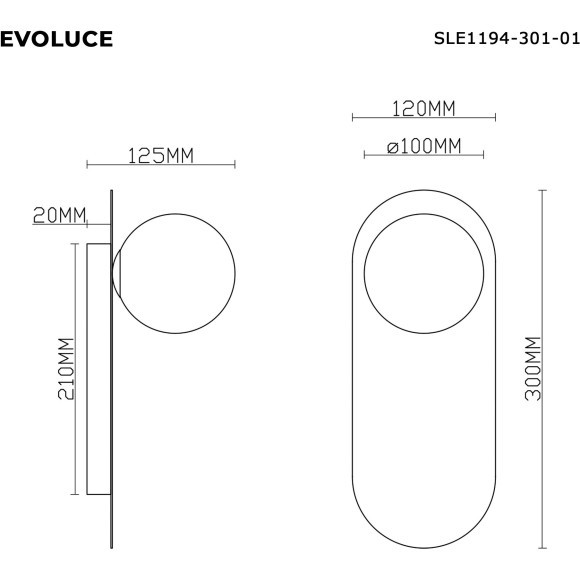 SLE1194-301-01 Светильник настенный Латунь/Белый G9 1*5W 4000K TOCCO