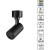 Novotech SELENE 359925 Накладной современный поворотный потолочный LED-светильник-спот, 10Вт, 740Лм, CCT перекл. цветовой температуры 3000/4000/6000К, угол 36°, CRI90, UGR19, 220В, IP20, черный алюминий, высота 125 мм, длина 100 мм, ширина 55 мм