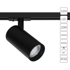 Трековый светильник Arte Lamp BENE A1947PL-1BK Трековый светильник Arte Lamp BENE A1947PL-1BK