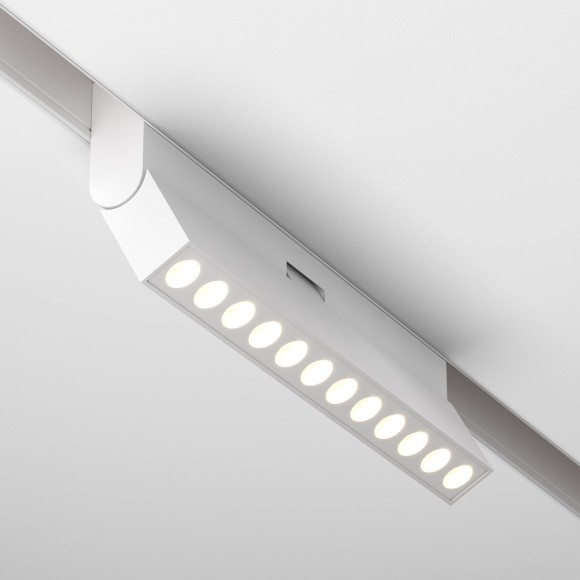 TR033-2-12W4K-W Трековый магнитный светодиодный светильник Maytoni Exility CRI90+ 4000К 950Лм 36° 12Вт