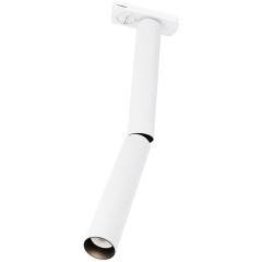 Однофазный двужильный светодиодный трековый светильник Maytoni Unity TR142-1-6W3K-W Focus Dual 3000К 460Лм CRI90+ 36° 6Вт