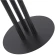 BOSQUE LG3 BLACK/TRANSPARENT 0270/503 Crystal Lux Чёрная настольная лампа с прозрачным стеклянным плафоном, LED 9 Вт, 3000 К, 720 Лм, CRI 80, IP20, 220 В