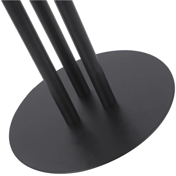 BOSQUE LG3 BLACK/TRANSPARENT 0270/503 Crystal Lux Чёрная настольная лампа с прозрачным стеклянным плафоном, LED 9 Вт, 3000 К, 720 Лм, CRI 80, IP20, 220 В