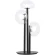 BOSQUE LG3 BLACK/TRANSPARENT 0270/503 Crystal Lux Чёрная настольная лампа с прозрачным стеклянным плафоном, LED 9 Вт, 3000 К, 720 Лм, CRI 80, IP20, 220 В