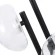 BOSQUE LG3 BLACK/TRANSPARENT 0270/503 Crystal Lux Чёрная настольная лампа с прозрачным стеклянным плафоном, LED 9 Вт, 3000 К, 720 Лм, CRI 80, IP20, 220 В
