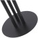 BOSQUE LG3 BLACK/TRANSPARENT 0270/503 Crystal Lux Чёрная настольная лампа с прозрачным стеклянным плафоном, LED 9 Вт, 3000 К, 720 Лм, CRI 80, IP20, 220 В