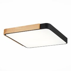 SLE201242-01 Светильник потолочный Черный, Светлое дерево/Белый LED 1*42W 3000K/4000K/6000K FESTA SLE201242-01 Светильник потолочный Черный, Светлое дерево/Белый LED 1*42W 3000K/4000K/6000K FESTA