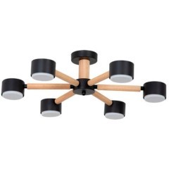 Потолочная люстра Arte Lamp TENDA A1624PL-6BK Потолочная люстра Arte Lamp TENDA A1624PL-6BK