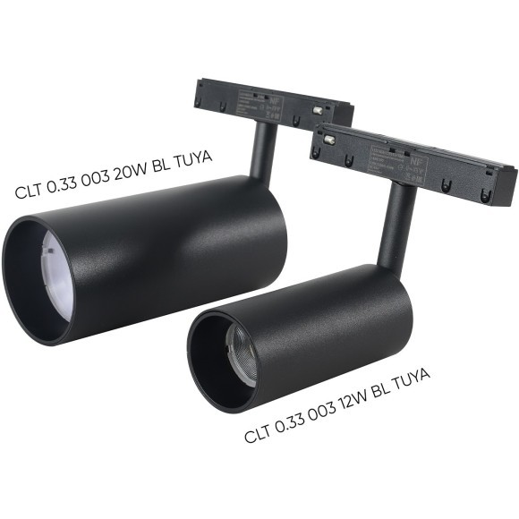 CLT 0.33 003 12W BL TUYA Трековый магнитный светодиодный SMART (TUYA, Алиса, Wi-Fi) светильник Crystallux Space 48V CRI90+ 2700-6500К 800Лм 24° 12W