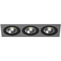 Встраиваемый светильник Lightstar i839070707 Intero 111 под лампы 3xGU10 150W