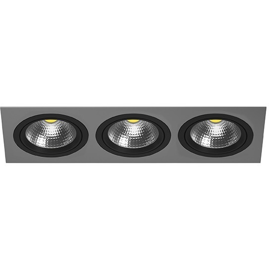 Встраиваемый светильник Lightstar i839070707 Intero 111 под лампы 3xGU10 150W