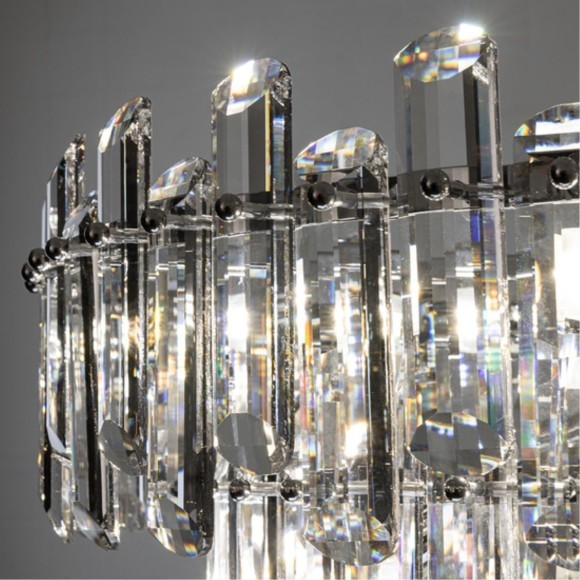 Люстра подвесная хрустальная Divinare ROSIE 3511/02 LM-8 Люстра подвесная хрустальная Divinare ROSIE 3511/02 LM-8