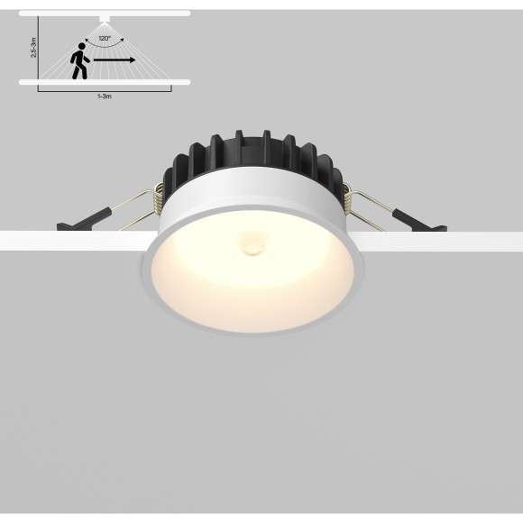 Встраиваемый светильник Technical DL055-8W3K-SEN-W