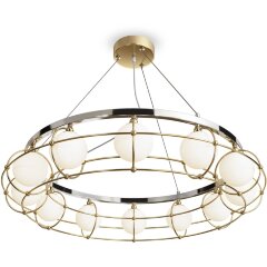 Подвесной светильник Maytoni MOD312PL-12GCH Carcass под лампы 12xG9 40W Подвесной светильник Maytoni MOD312PL-12GCH Carcass под лампы 12xG9 40W