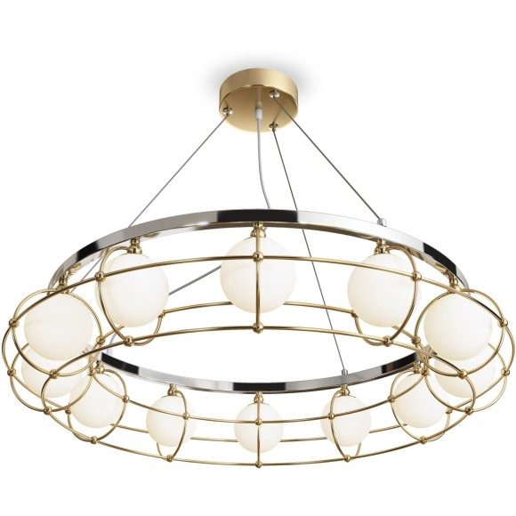 Подвесной светильник Maytoni MOD312PL-12GCH Carcass под лампы 12xG9 40W