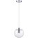 SL1056.103.01 Подвес ST-Luce Хром/Прозрачный E27 1*60W NOOR