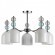 Люстра потолочная Lumion 5235/5C GILLIAN под лампы 5xE27 5*40W