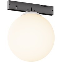 TR185-1-3W3K-B Ультратонкий трековый диммируемый по TRIAC 0/1-10V магнитный светодиодный светильник Maytoni Levity CRI90+ 3000К 100Лм 200° 3Вт