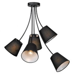 Люстра потолочная Lussole LSP-8266 LAFAYETTE IP21 под лампы 5xE27 200W Люстра потолочная Lussole LSP-8266 LAFAYETTE IP21 под лампы 5xE27 200W