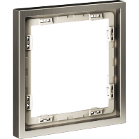 Рамка металлическая на 1 пост, S70 Metal (никель)