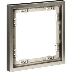 Рамка металлическая на 1 пост, S70 Metal (никель)