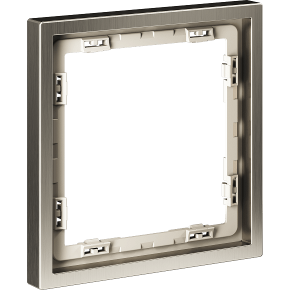 Рамка металлическая на 1 пост, S70 Metal (никель)