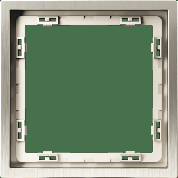 Рамка металлическая на 1 пост, S70 Metal (никель)