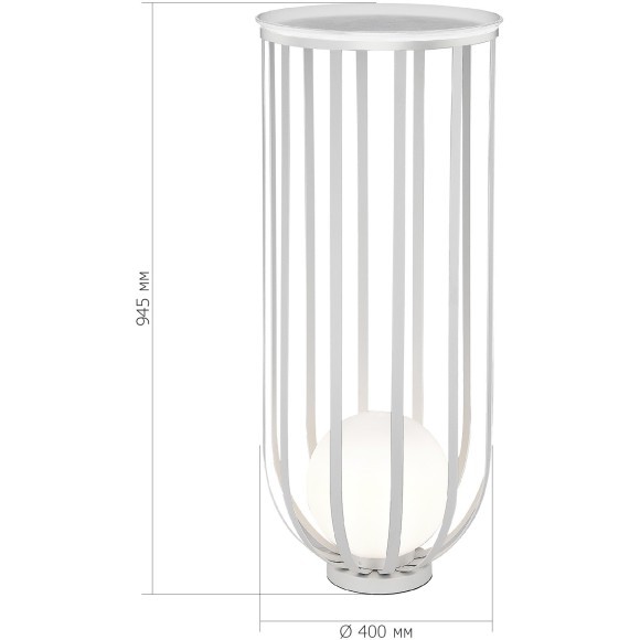 SL6129.505.01 Светильник напольный ST-Luce Белый/Белый E27 1*60W NORDIC SL6129.505.01 Светильник напольный ST-Luce Белый/Белый E27 1*60W NORDIC