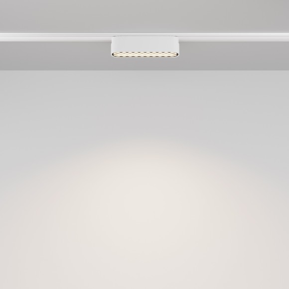 TR084-1-6W4K-W Трековый магнитный светодиодный светильник Maytoni Radity 48V CRI90+ 4000К 90Лм 60° 6Вт