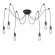 LOFT1162/6 Люстра-паук LOFT IT Spider