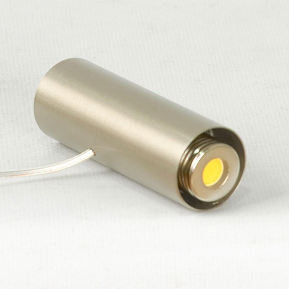 LSP-7398 Lussole HOPKINS подвесная люстра никель матовый, прозрачный акрил, LED 48 Вт, 4000 К, 4300 Лм, IP20
