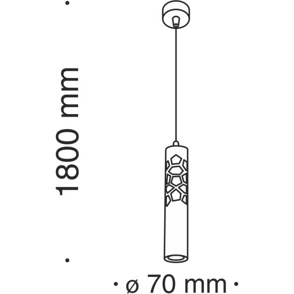 Подвесной светильник Technical P037PL-L11W4K