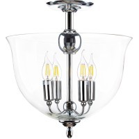 Светильник потолочный Crystal Lux ATLAS PL4 CHROME 1150/104