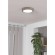 900583 Накладной светильник диммируемый FUEVA 5, 11W (LED), 3000K, Ø160, сталь, матовый никель / пластик, белый